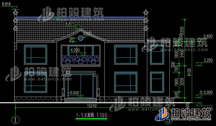 正立面图