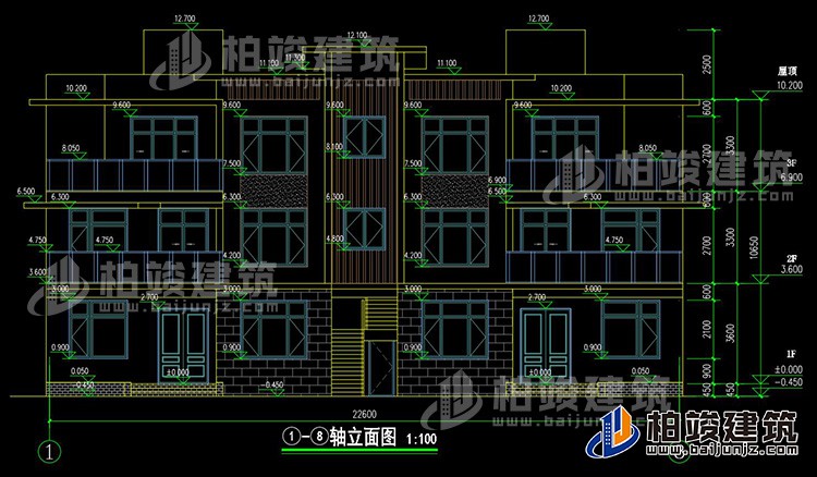 正立面图